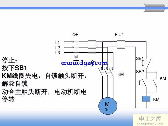 舉例分析電動機自鎖(連續正轉)控制電路原理